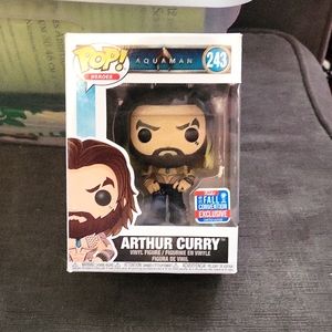 Funko Pop 343 Arthur Curry Aquaman Comic Con Exclusive NIB